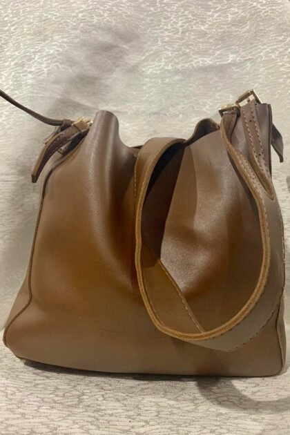 Brown Leather Sling Bag