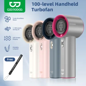 Turbo Mini Fan Rechargeable Handheld Portable Electric