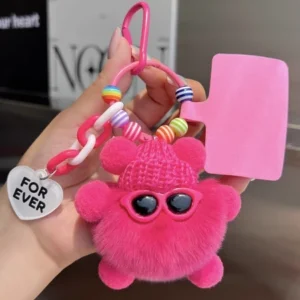 Plush Keychain Elf-Rabbit Hair Charms