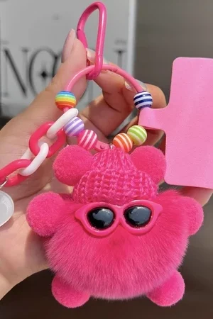 Plush Keychain Elf-Rabbit Hair Charms