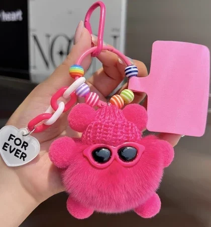 Plush Keychain Elf-Rabbit Hair Charms